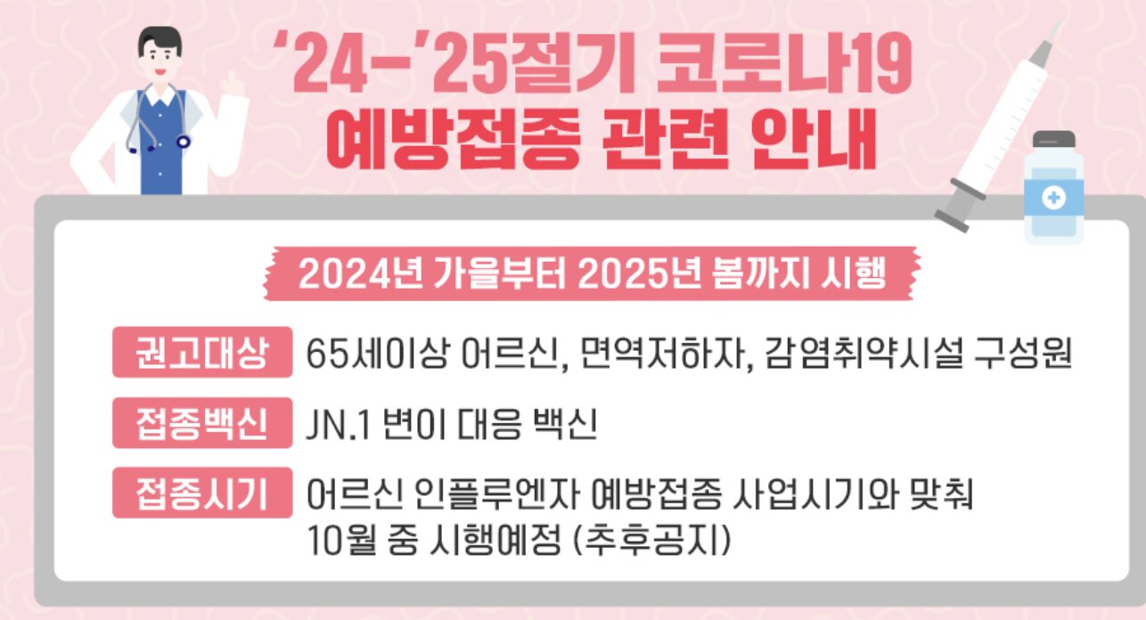 24′-25′ 하반기 코로나19 예방접종 예약 방법 및 접종 정보 24′-25′ 하반기 코로나19 예방접종 예약 방법 및 접종 정보