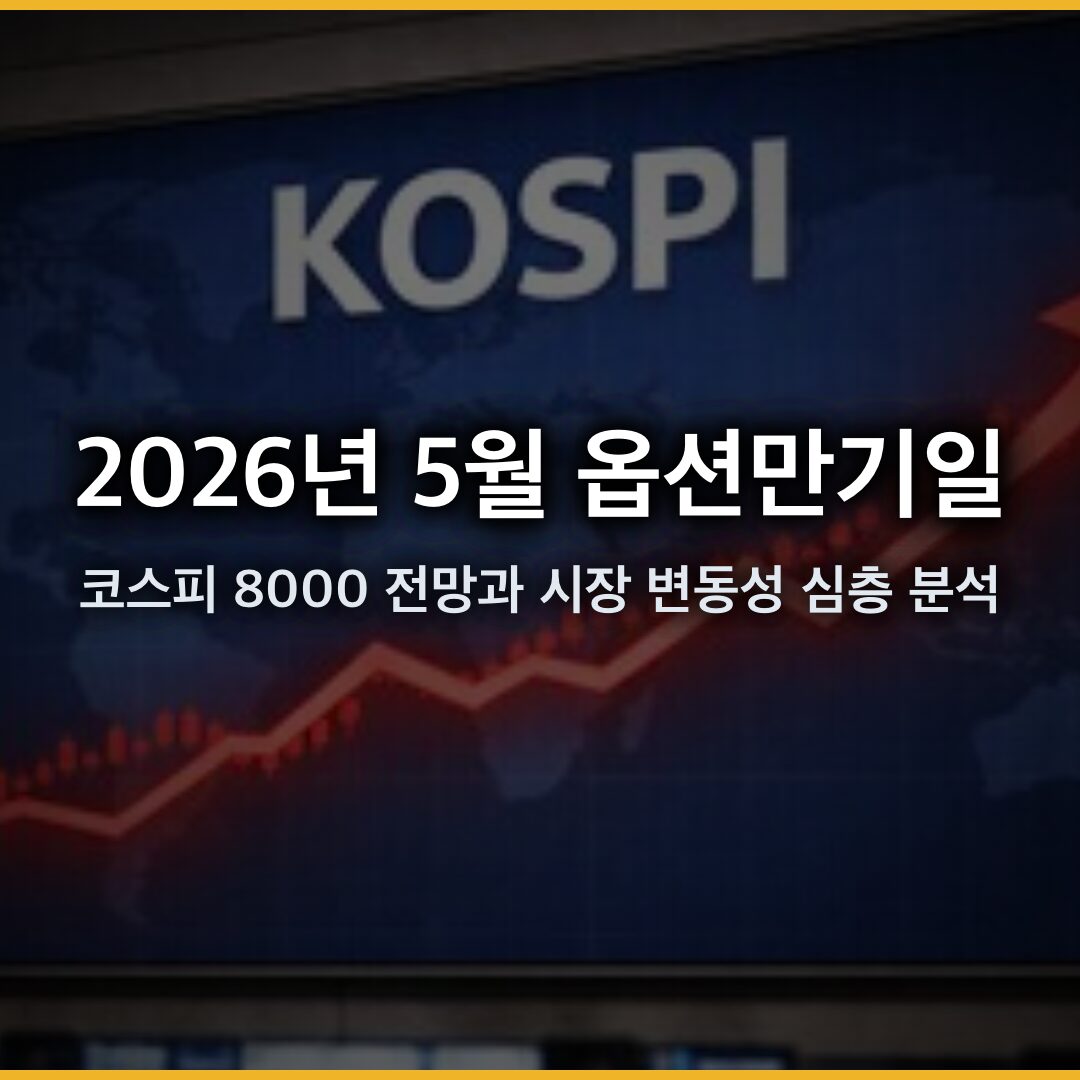 2026년 5월 14일 옵션만기일 코스피 8000피 전망과 시장 변동성 심층 분석