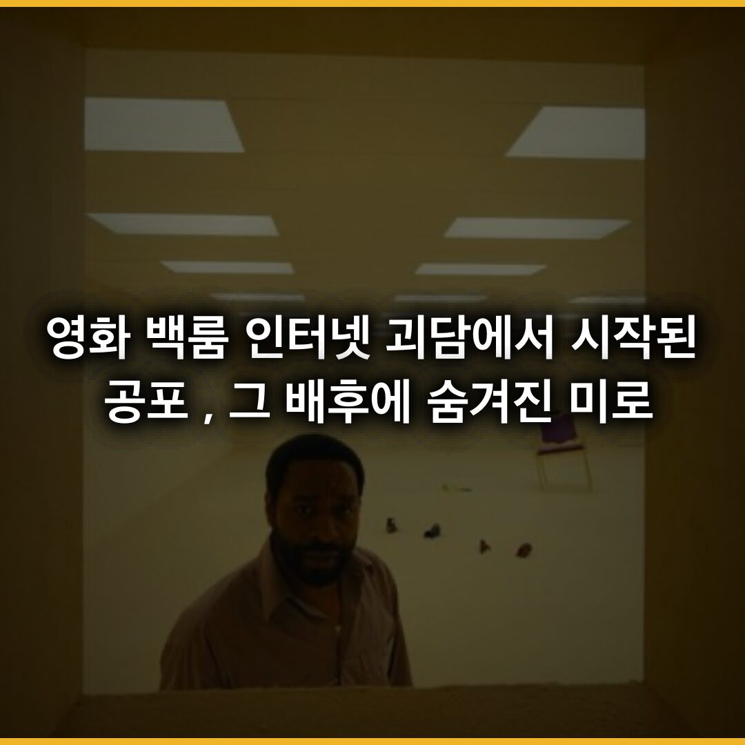 영화 백룸: 인터넷 괴담에서 시작된 공포, 그 배후에 숨겨진 미로