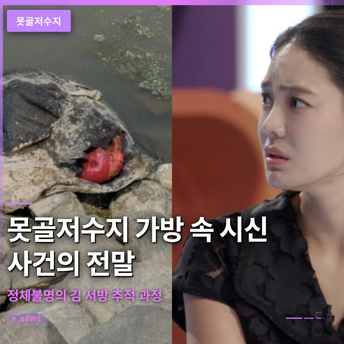 못골저수지 가방 속 시신 사건의 전말과 정체불명의 김 서방 추적 과정