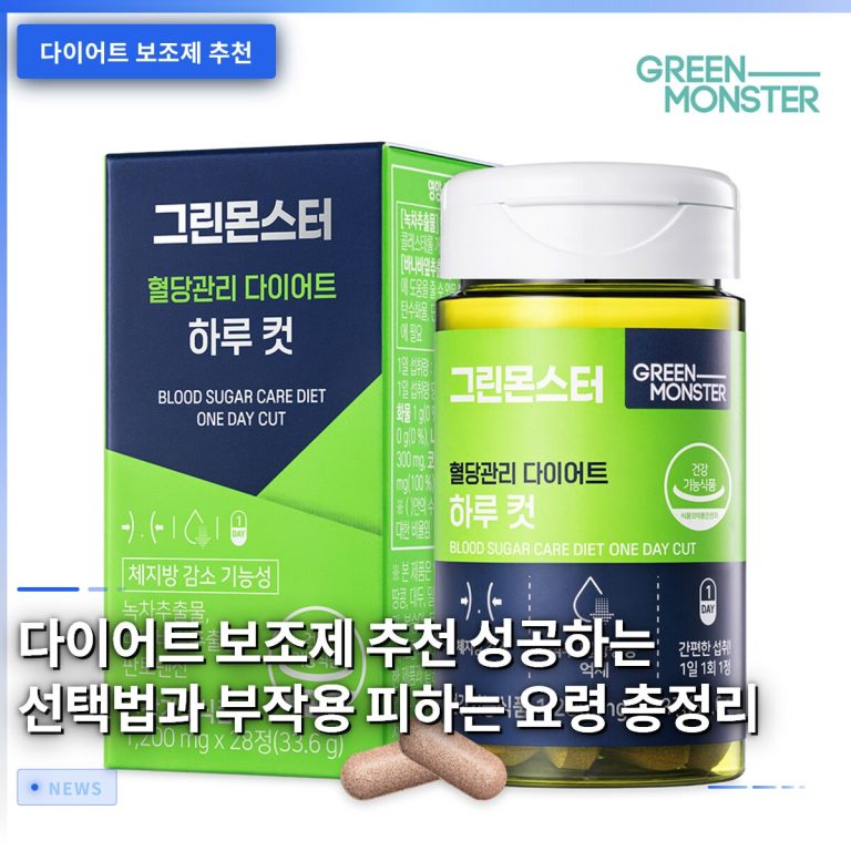 다이어트 보조제 추천 성공하는 선택법과 부작용 피하는 요령 총정리