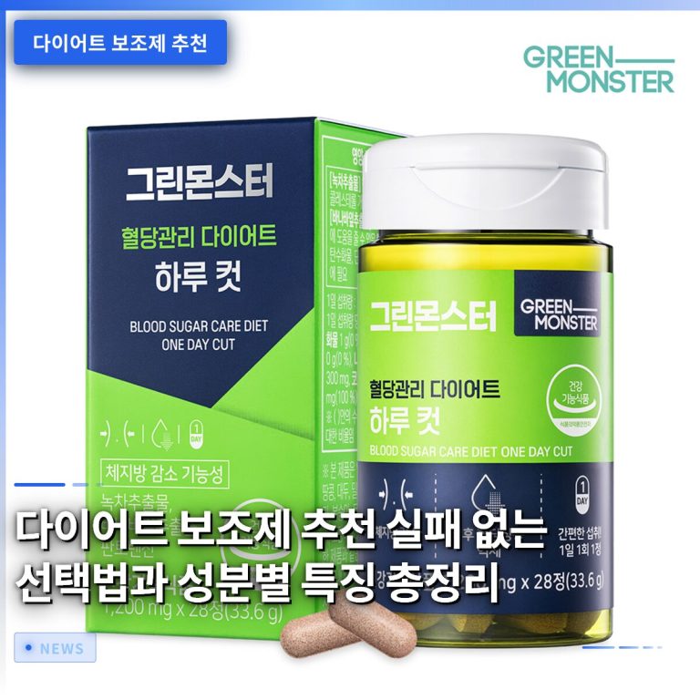 다이어트 보조제 추천 실패 없는 선택법과 성분별 특징 총정리