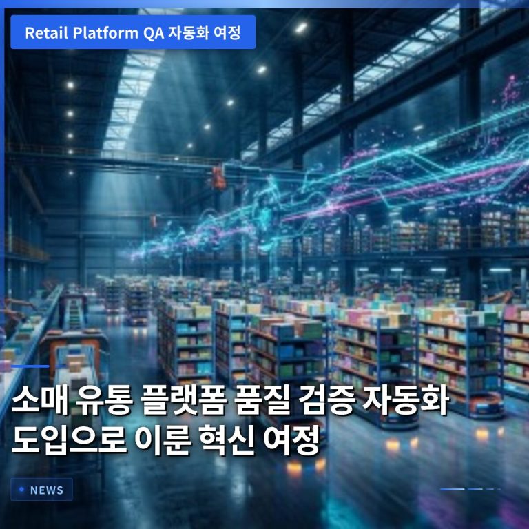 소매 유통 플랫폼 품질 검증 자동화 도입으로 이룬 혁신 여정