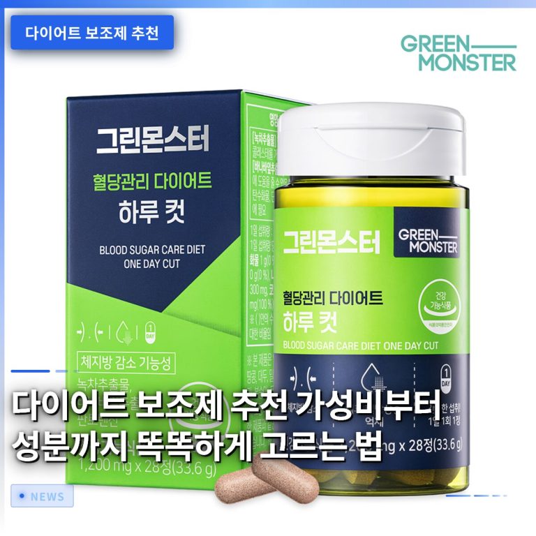 다이어트 보조제 추천 가성비부터 성분까지 똑똑하게 고르는 법