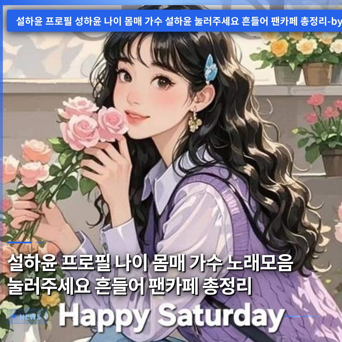 설하윤 프로필 나이 몸매 가수 노래모음 눌러주세요 흔들어 팬카페 총정리