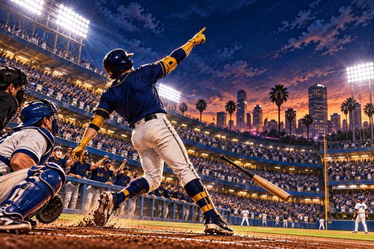 밀워키 NLCS 3연승 다저스전 역전 홈런과 4차전 일정