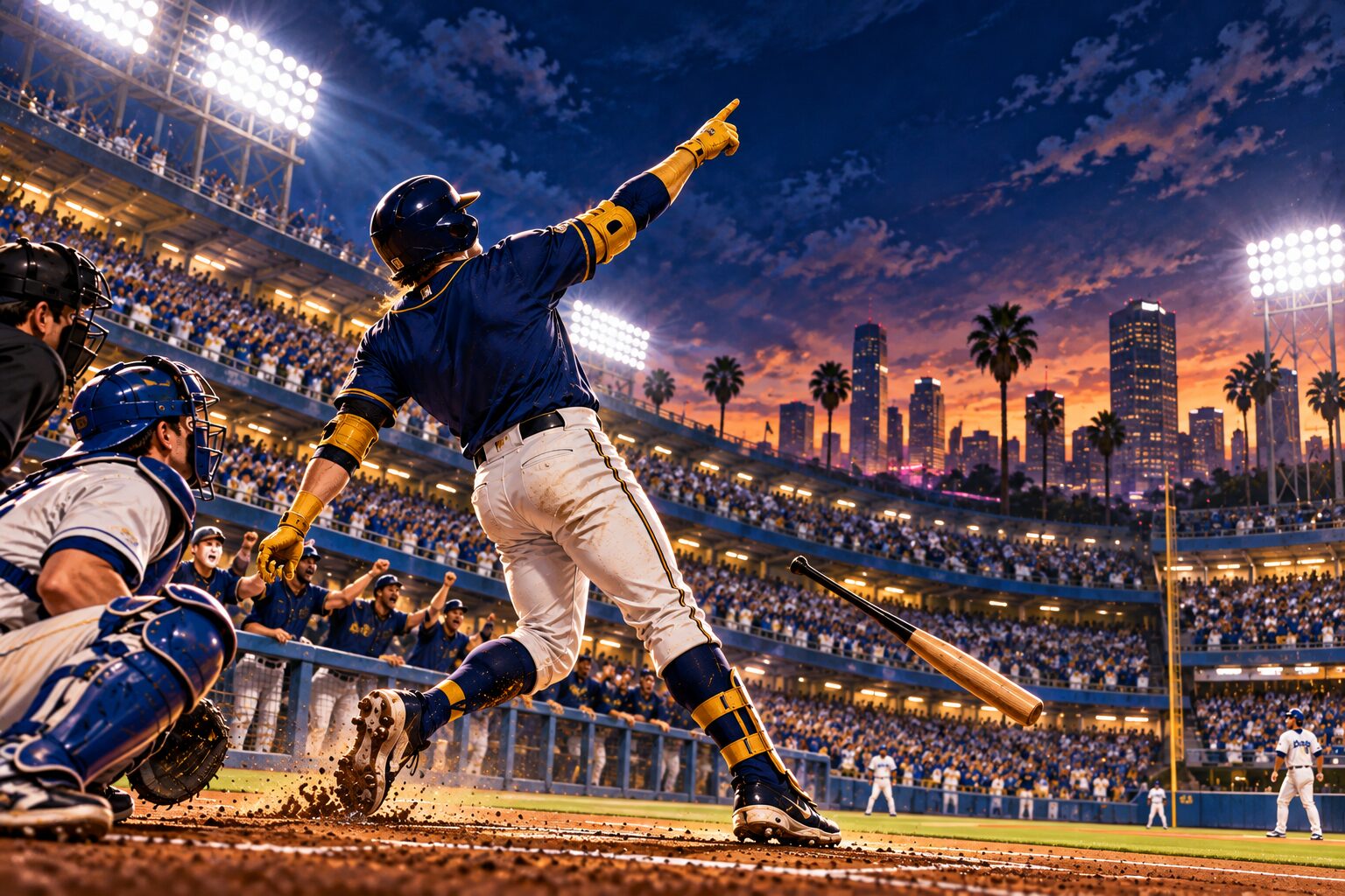 밀워키 NLCS 3연승 다저스전 역전 홈런과 4차전 일정