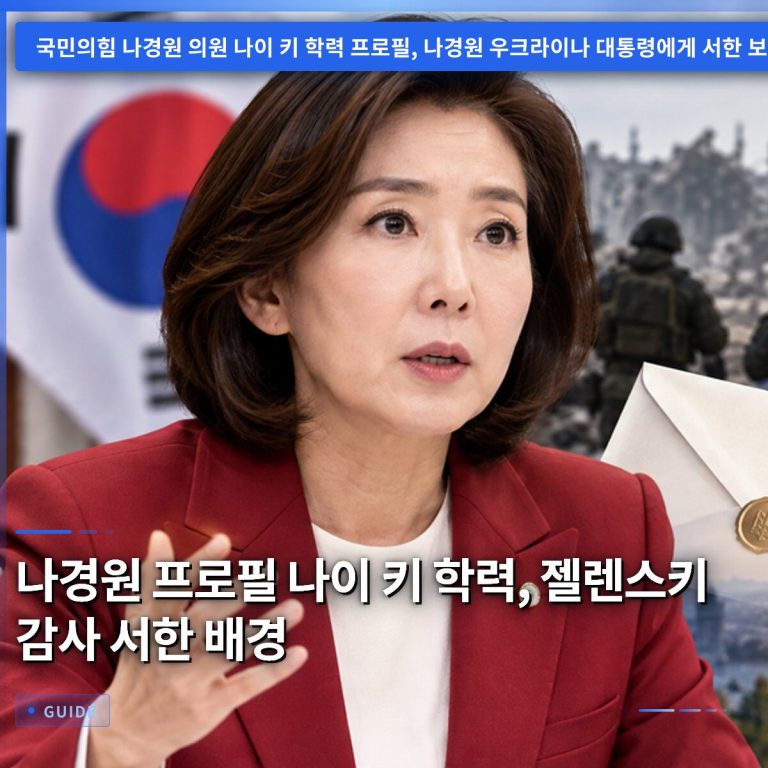 나경원 프로필 나이 키 학력, 젤렌스키 감사 서한 배경