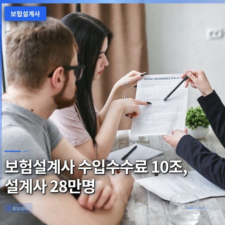 보험설계사 수입수수료 10조, 설계사 28만명