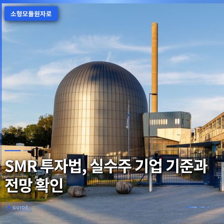 SMR 투자법, 실수주 기업 기준과 전망 확인