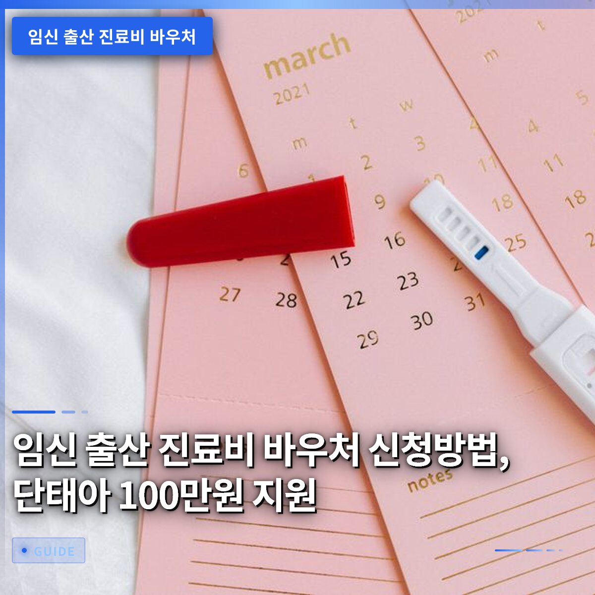 임신 출산 진료비 바우처 신청방법, 단태아 100만원 지원